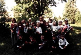 2006-7 год: ученики 4Б класса Основной общеобразовательной школы  города Мариинского Посада