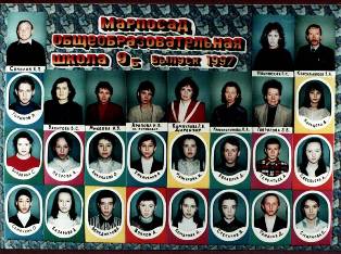1997 год: Выпускники Основной общеобразовательной школы  города Мариинского Посада